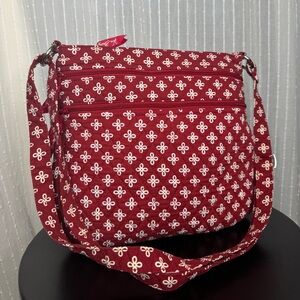 Vera Bradley Triple Zip Hipster Crossbody